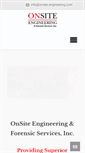 Mobile Screenshot of onsite-engineering.com