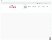 Tablet Screenshot of onsite-engineering.com